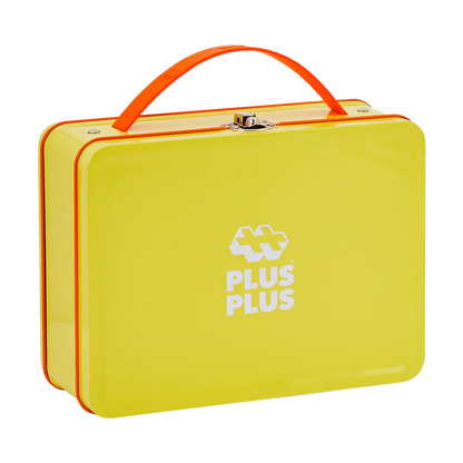 Plus-Plus BIG Gul metalkuffert - 70 stk