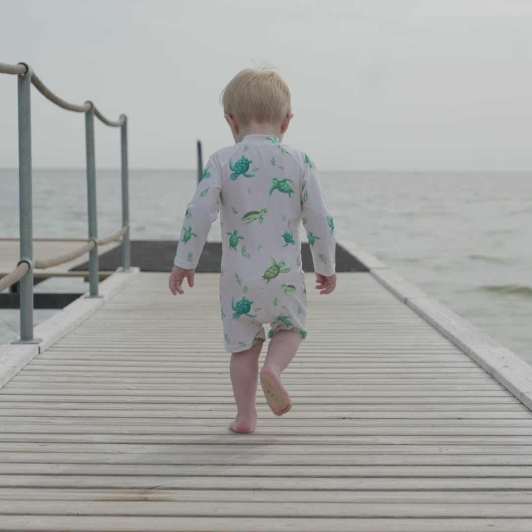 Filibabba Villads UV-dragt str. 3-4 år – First Swim