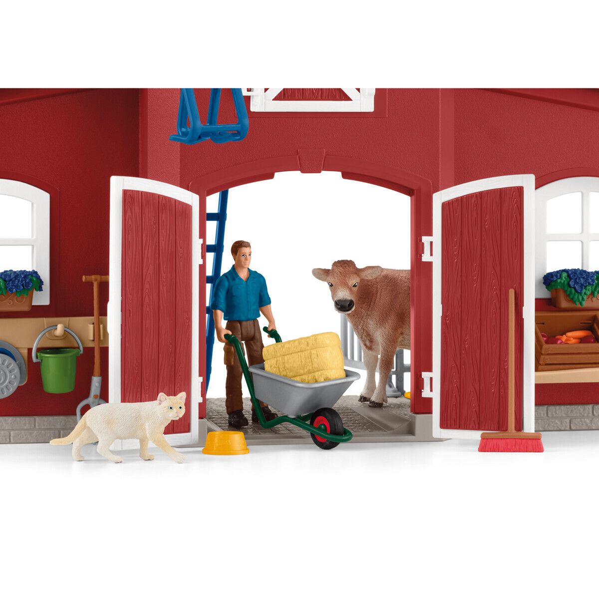 Schleich Red Barn with Animals and Accessories