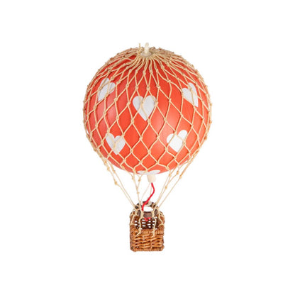 Authentic Models Floating the skies luftballon, 8,5cm. - Red Hearts