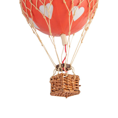 Authentic Models Floating the skies luftballon, 8,5cm. - Red Hearts