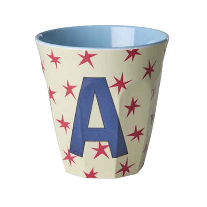 Rice Mellem Alfabetkop - Cream Stars - A