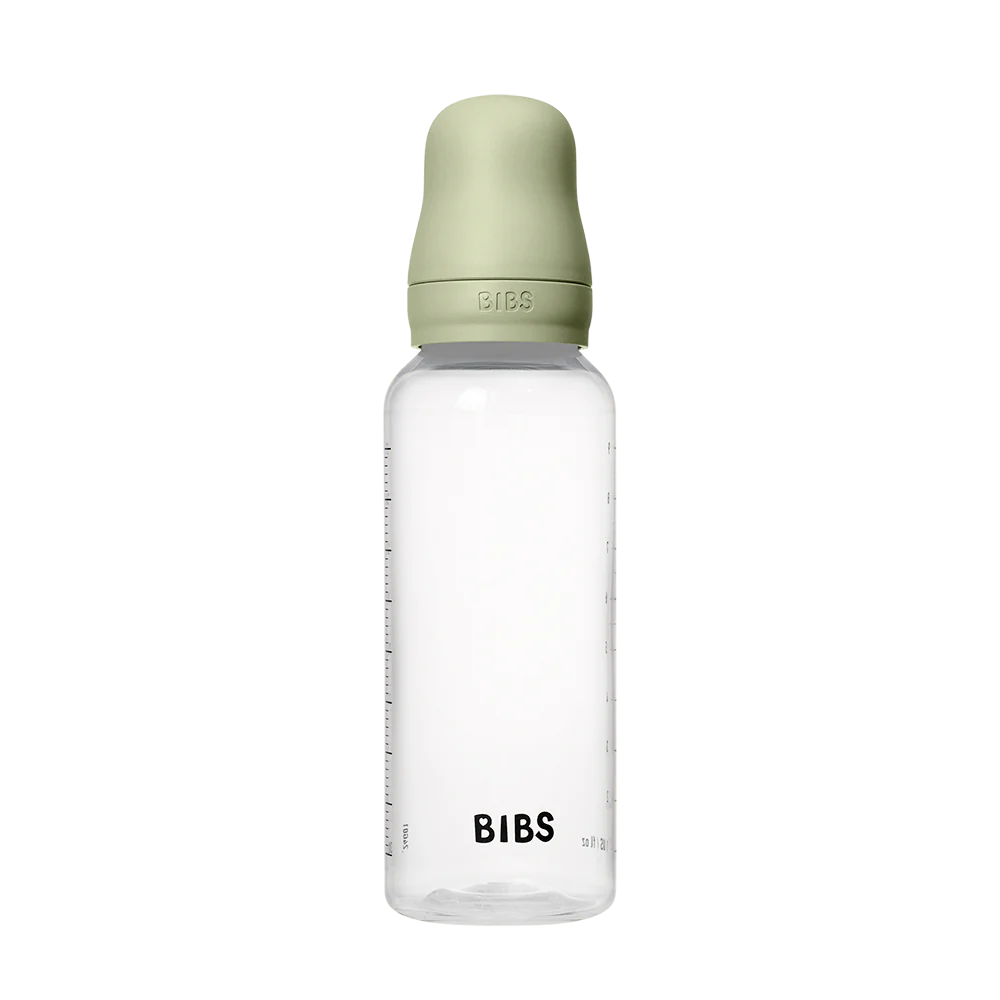 BIBS Baby Bottle Complete Set 270ml Latex - Sage