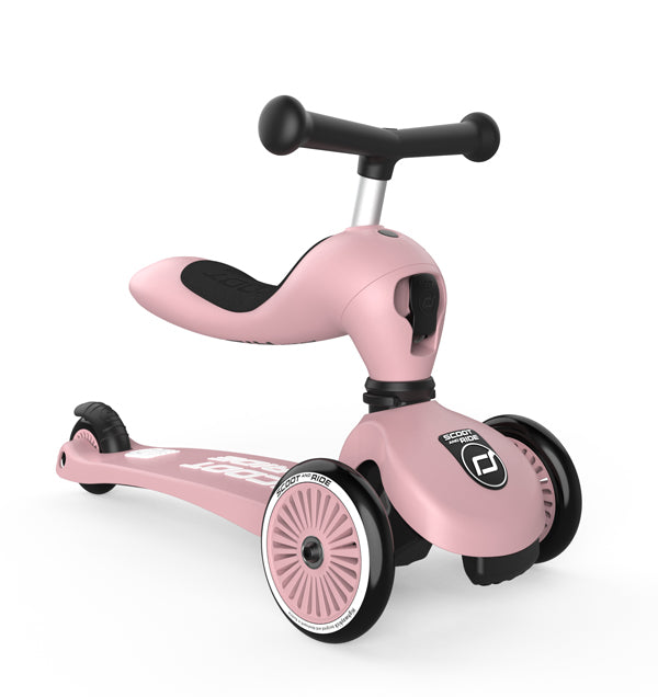 Scoot&Ride Løbehjul Highwaykick 1, Rose
