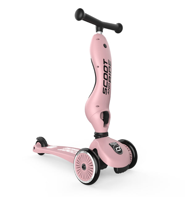 Scoot&Ride Løbehjul Highwaykick 1, Rose
