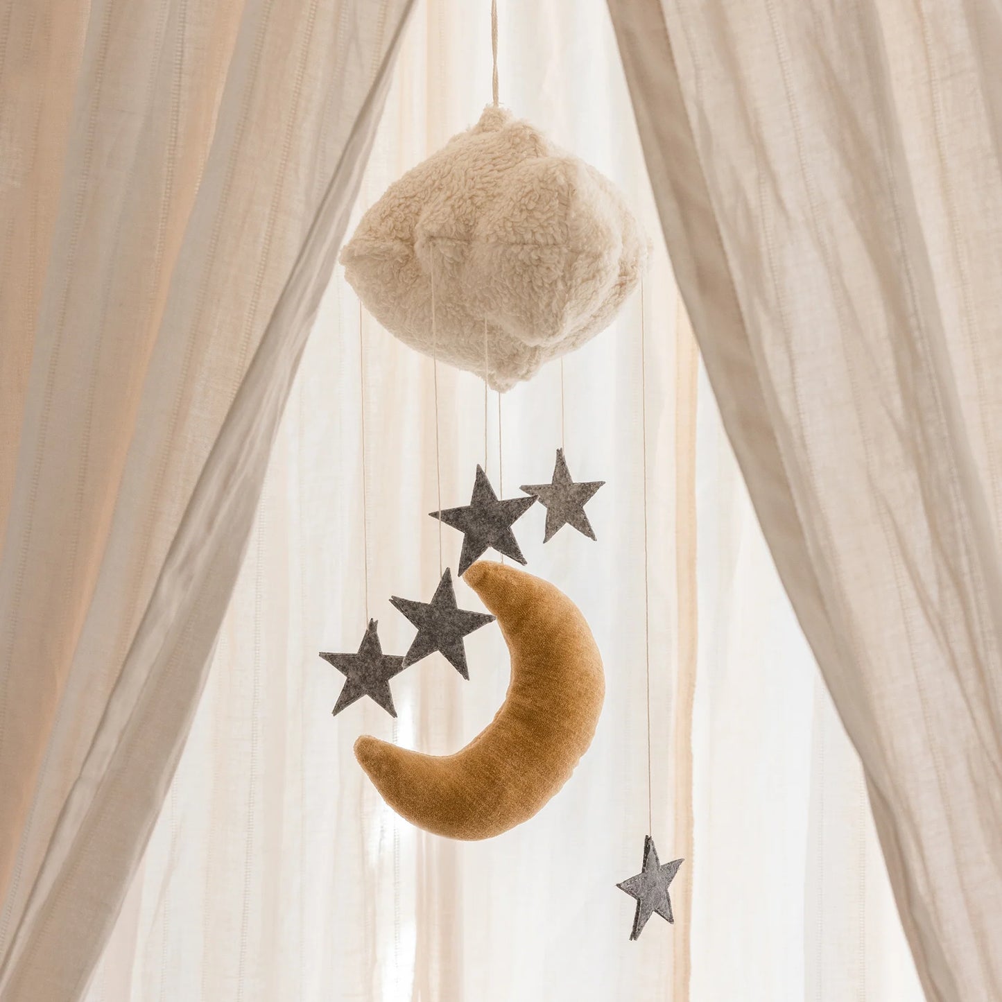 Sebra Uro, moon & stars, beige