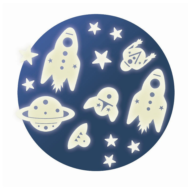 Djeco Wall Stickers, Selvlysende Rummet