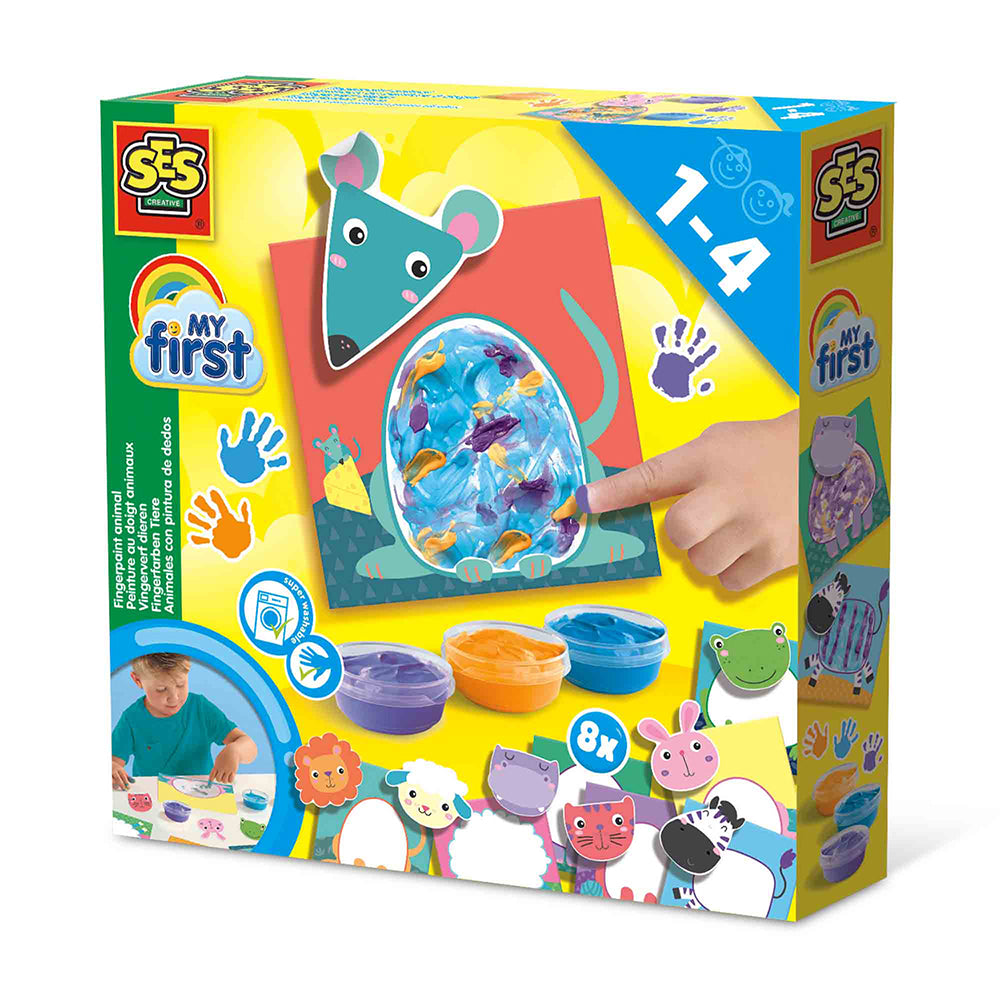 Æske med fingermalingsæt