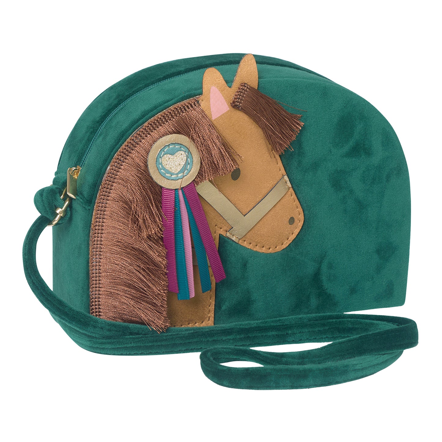 Mimi & Lula Skuldertaske Green Pony