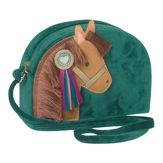 Mimi & Lula Skuldertaske Green Pony