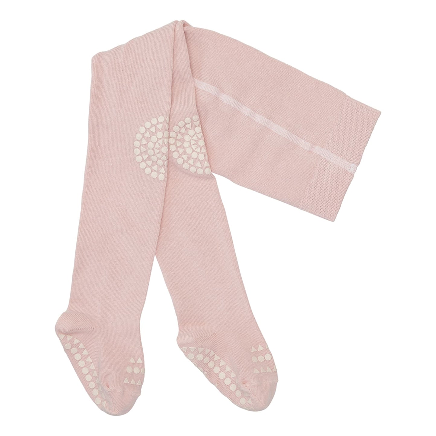 GoBabyGo Kravlestrømpebukser, 6-12m. - Soft pink