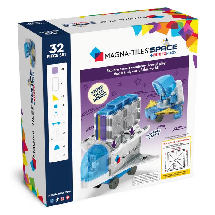 Magna-Tiles Rumraket, 32 dele