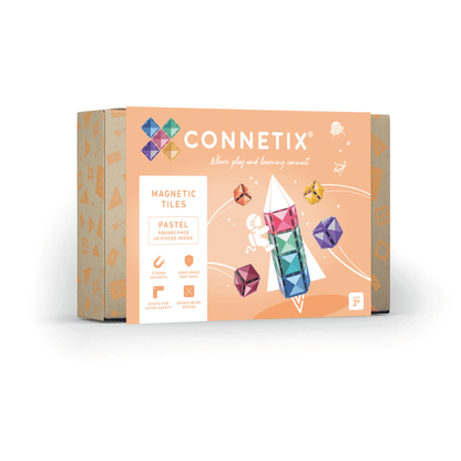 Connetix Pastel Square Pack, 40 dele