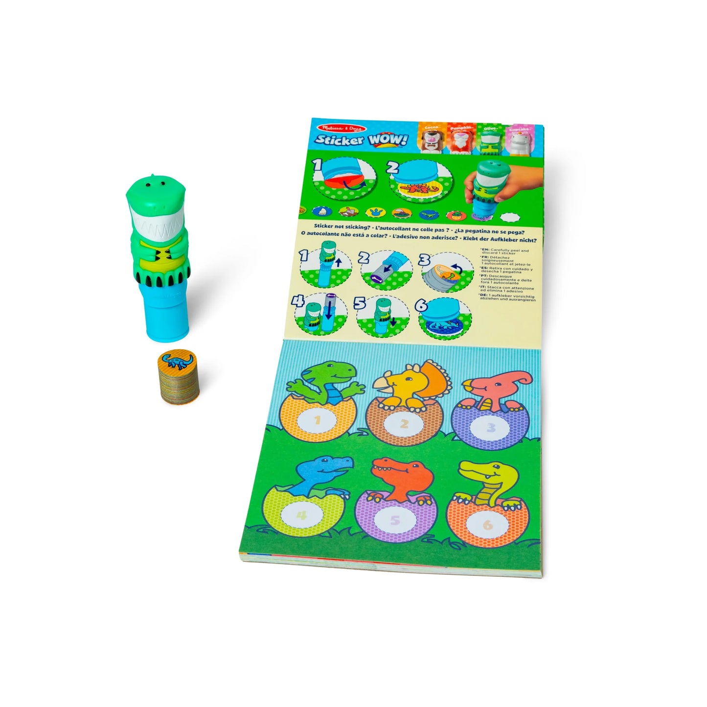 Melissa & Doug Sticker WOW Dinosaur