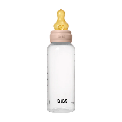 BIBS Baby Bottle Complete Set 270ml Latex - Blush