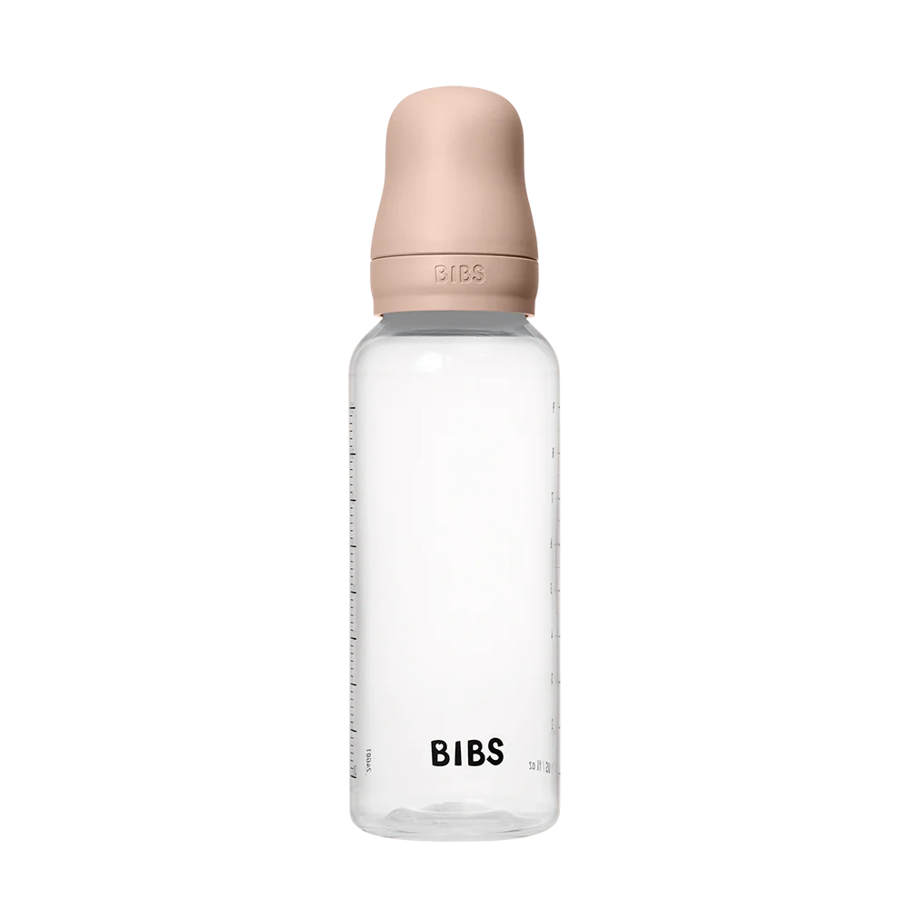 BIBS Baby Bottle Complete Set 270ml Latex - Blush