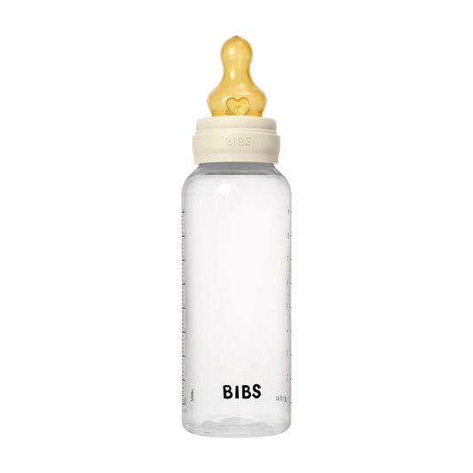 BIBS Baby Bottle Complete Set 270ml Latex - Ivory