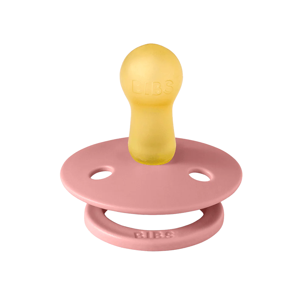 BIBS 2pk sutter colour latex str. 1, Dusty Pink/Coral