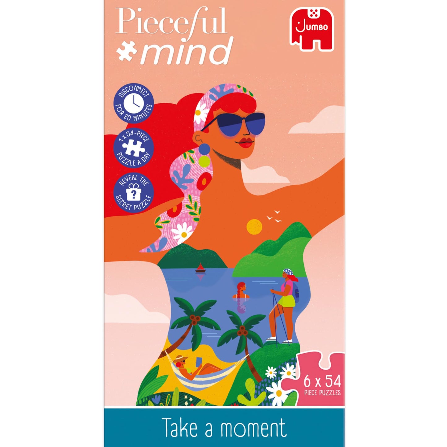 Jumbo Pieceful Mind Puslespil - Take a moment