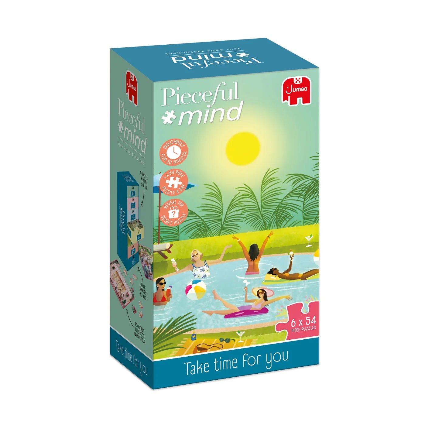 Jumbo Pieceful Mind Puslespil - Take time for you