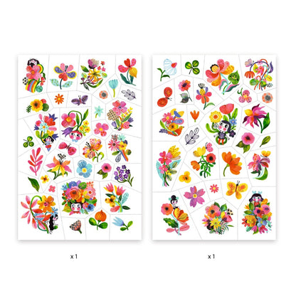 Djeco Tatoveringer, Blomster