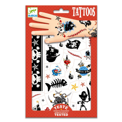 Djeco Tatoveringer, Pirater