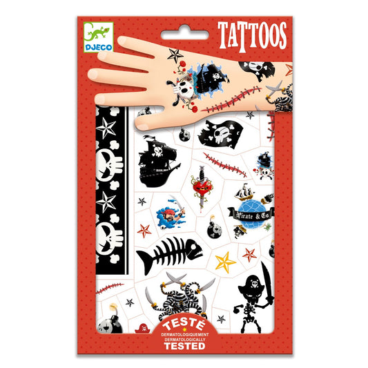 Djeco Tatoveringer, Pirater