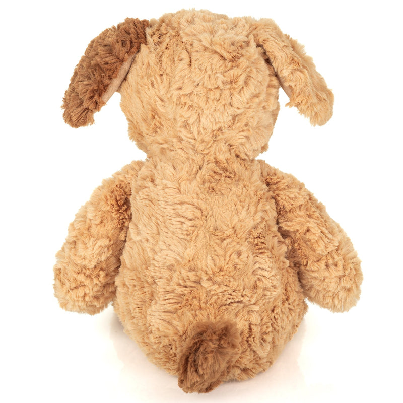 Brun hund bamse.