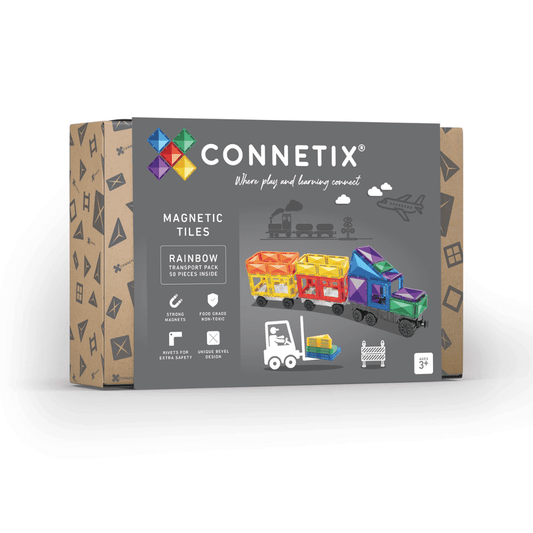 Connetix Rainbow Transport Pack, 50 dele