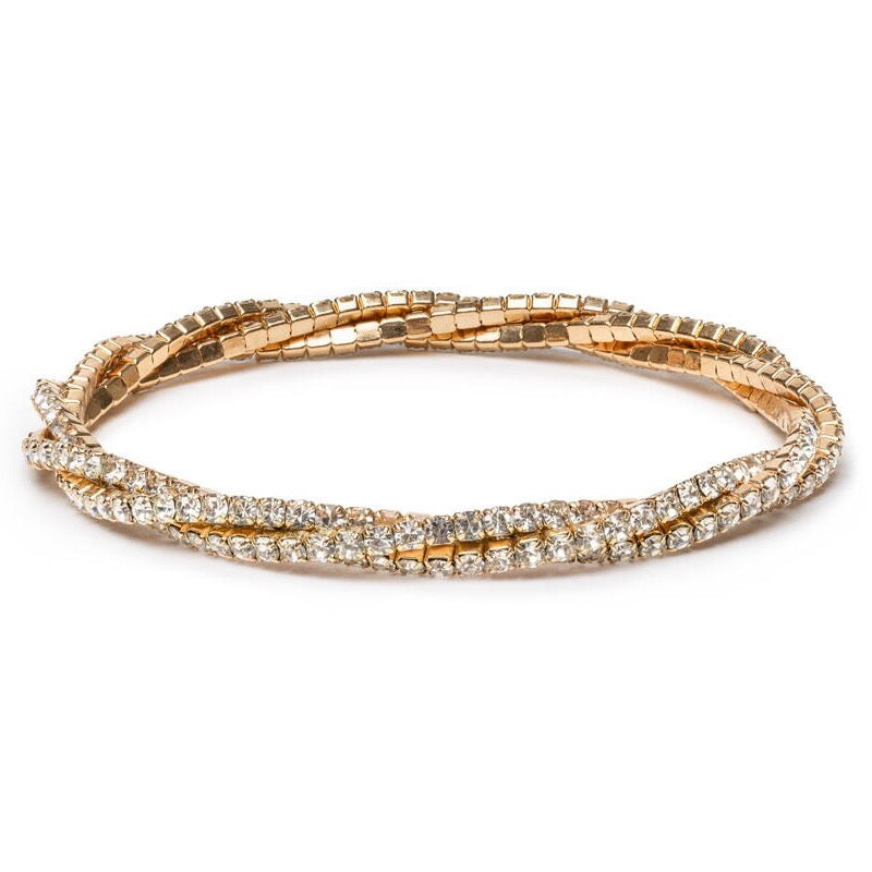 Great Pretenders Boutique Diamante Twist Armbånd