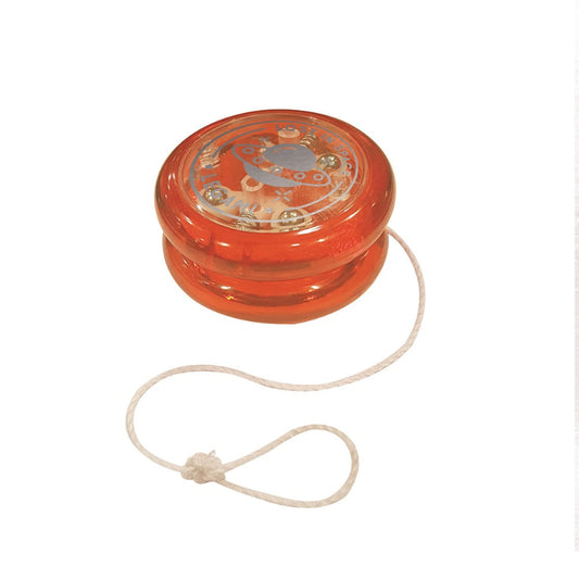 Yoyo med lys når den spinner.
