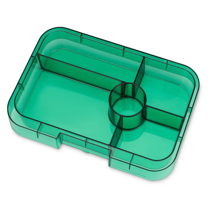 Yumbox Tapas 5 rum, green/clear