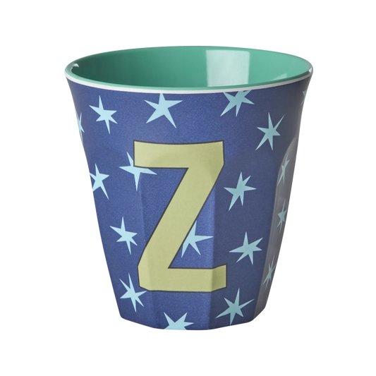 Rice Mellem Alfabetkop - Dark blue Stars - Z