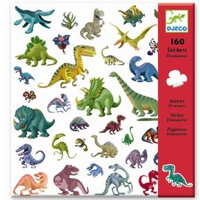 Djeco klistermærker 160 stk. med dinosaurer - All About Kids Odense