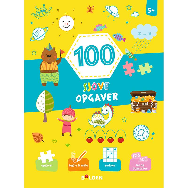 Bog 100 sjove opgaver - fra 5 år