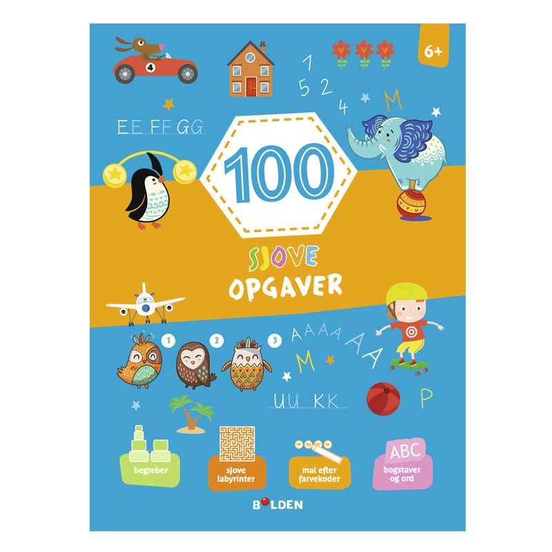 Bog 100 sjove opgaver – fra 6 år