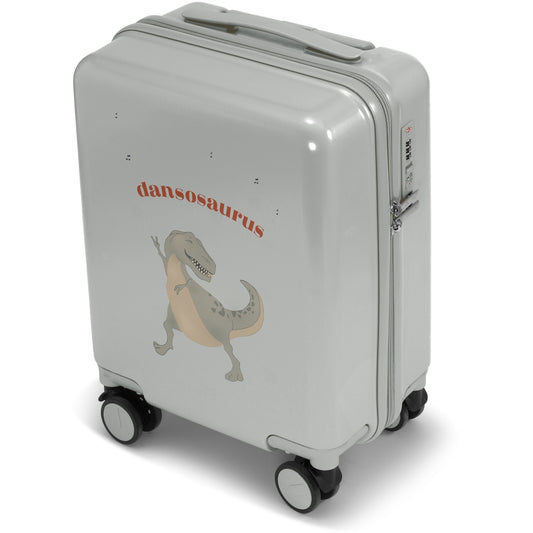 Konges Sløjd travel suitcase, dansosaurus