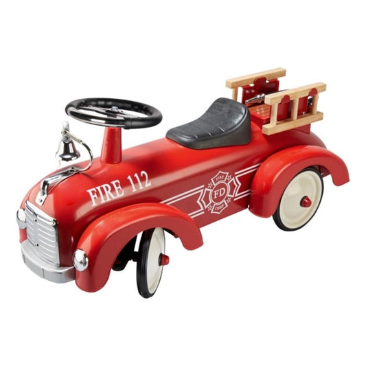 Goki Ride-on brandbil, rød