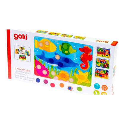 Goki Colour dice game