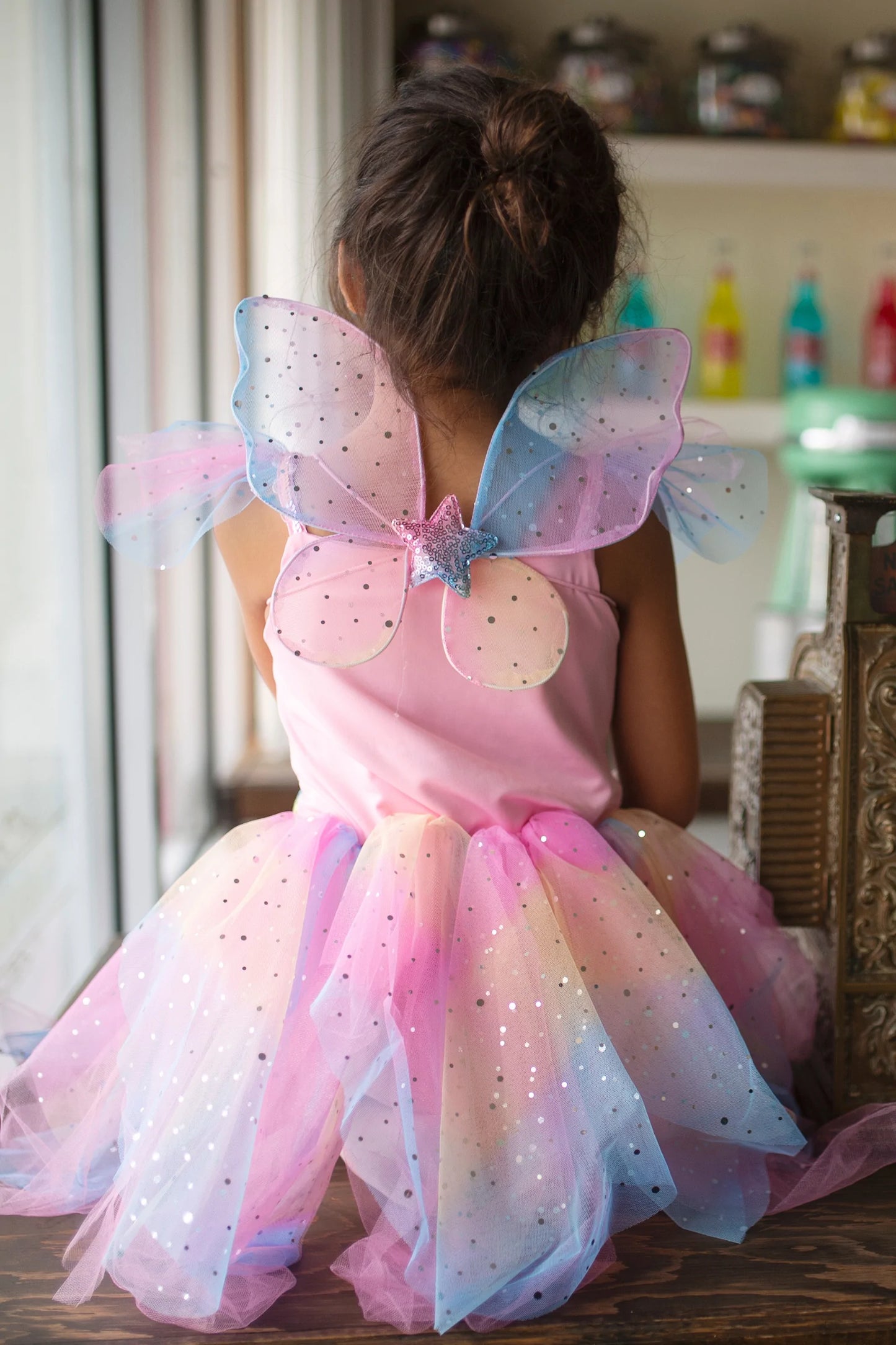 Great Pretenders Rainbow fairy kjole, str.5-6 år