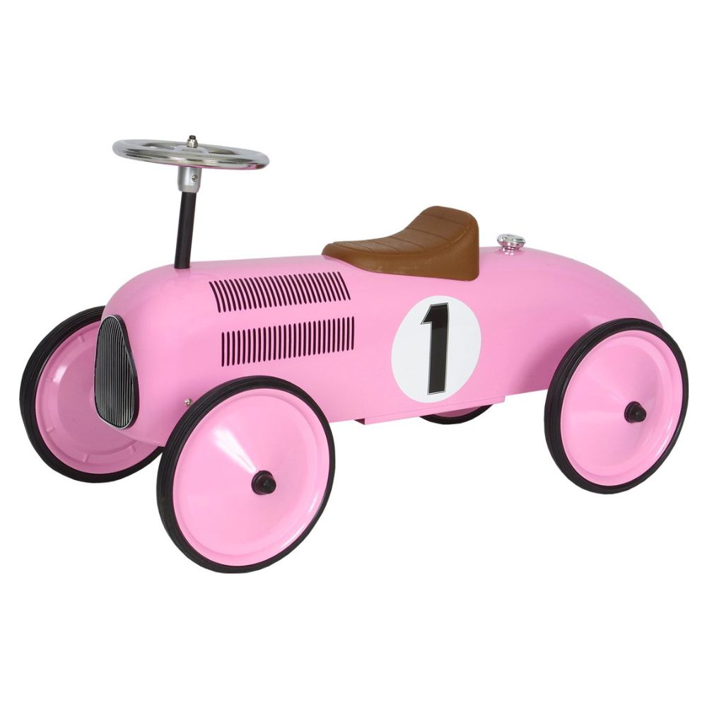 Goki Ride-on bil, pink