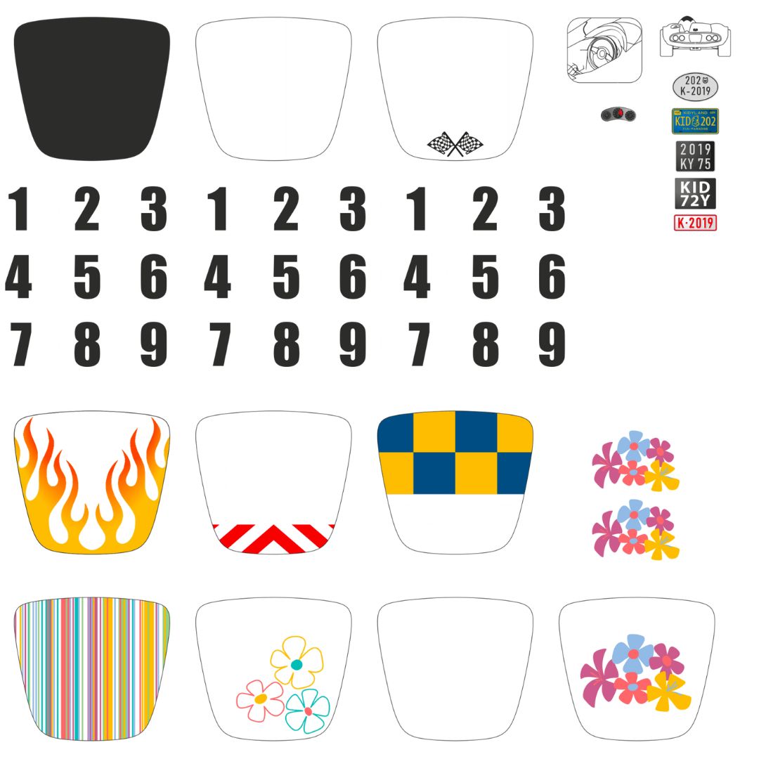 Kidywolf Kidycar fjernstyreet bil, grøn