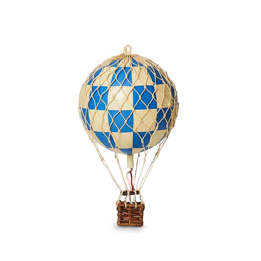 Authentic Models luftballon 8,5cm, blue check