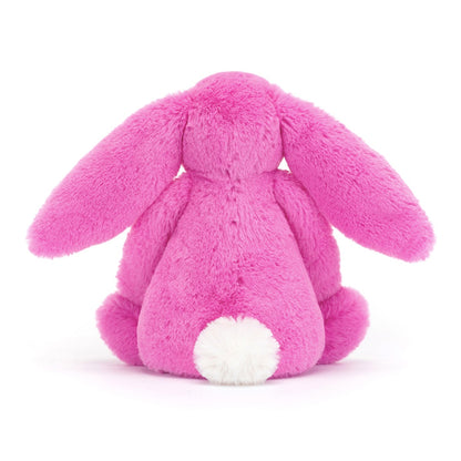 Jellycat Bashful Kanin, Hot Pink lille 18 cm