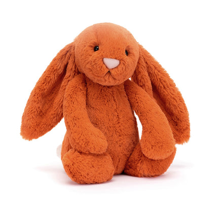 Jellycat Bashful Kanin, Tangerine mellem 31 cm