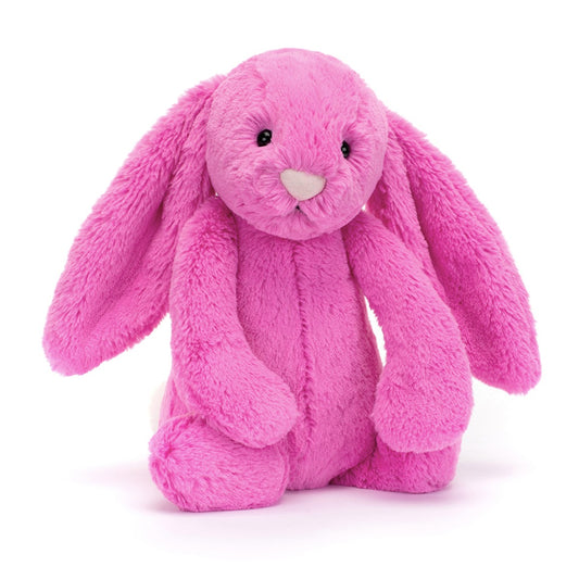 Jellycat Bashful kanin, hot pink 31 cm