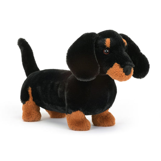 Jellycat Freddie Gravhund, 17cm