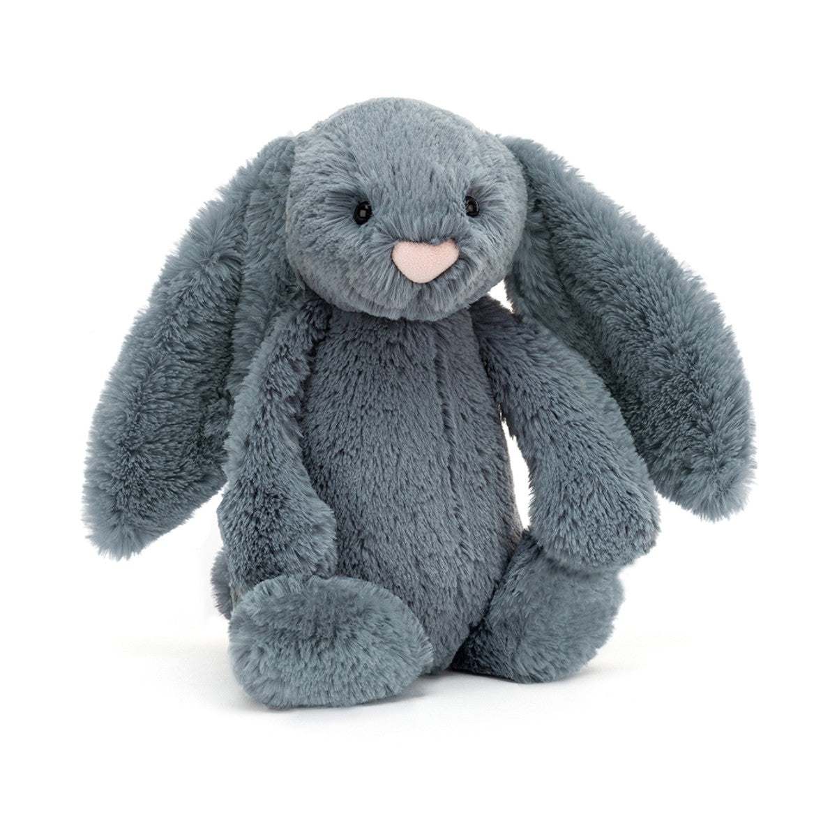 Jellycat Bashful kanin, Dusky Blue Mellem 31 cm