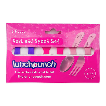 Lunch Punch bestiksæt, pink