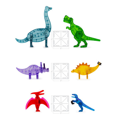 Magna-Tiles Dino world XL, 50 dele